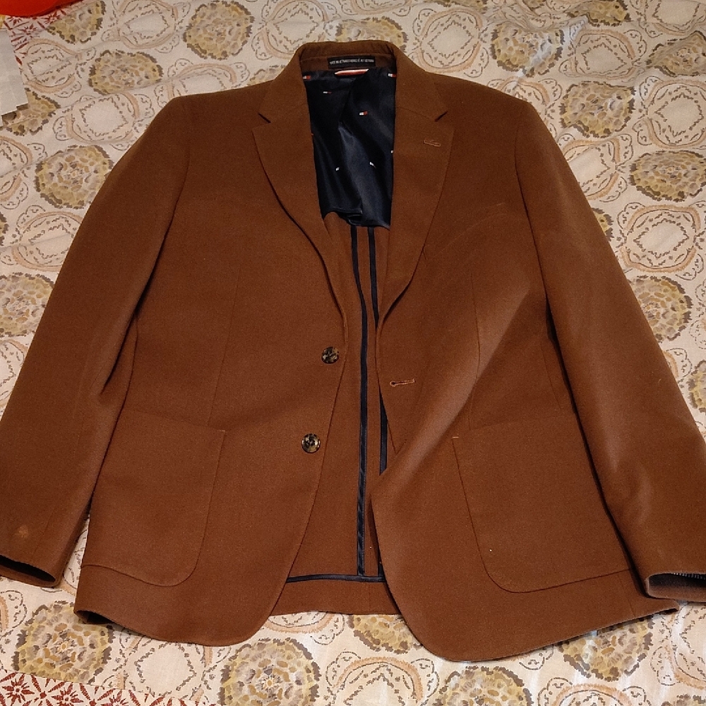Tommy Hilfiger Brown Men's Sport Coat 42R